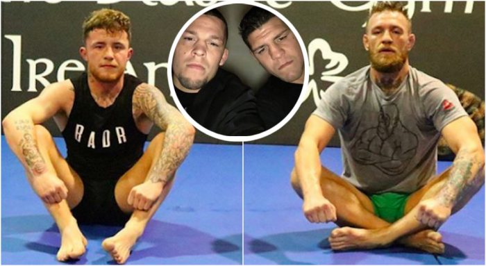 James Gallagher, Conor McGregor, Nate Diaz, Nick Diaz / Pictures from Instagram