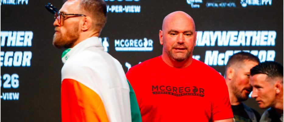 Conor McGregor Dana White © Mark J. Rebilas-USA TODAY Sports