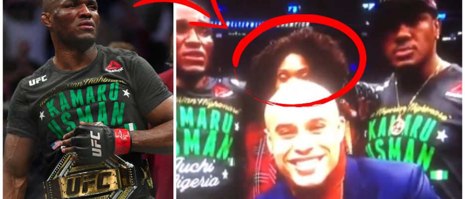 Kamaru Usman (© Stephen R. Sylvanie-USA TODAY Sports) Ali Abdelaziz