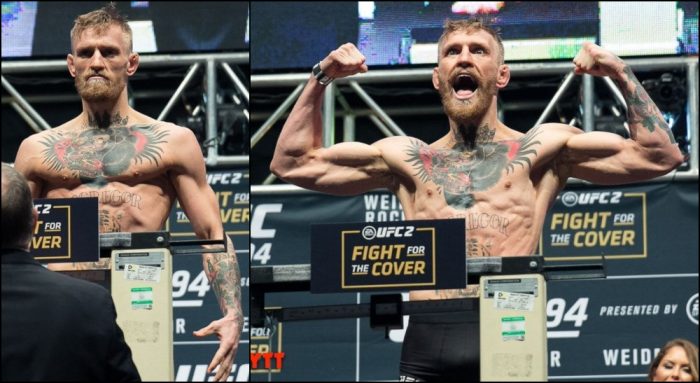 Ripped Conor McGregor looks in amazing shape for UFC fight vs