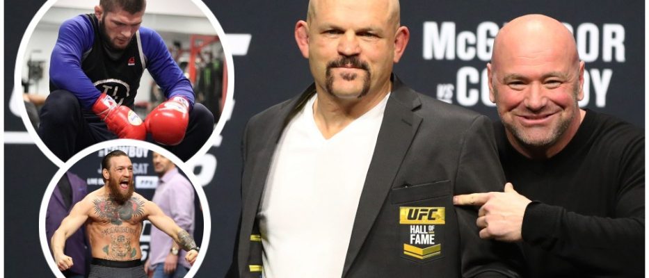 Chuck Liddell Conor McGregor Khabib Nurmagomedov (© Mark J. Rebilas-USA TODAY Sports & Instagram)