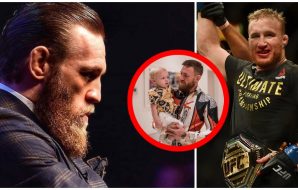 Conor McGregor Justin Gaethje (© Jasen Vinlove-USA TODAY Sports & Instagram)