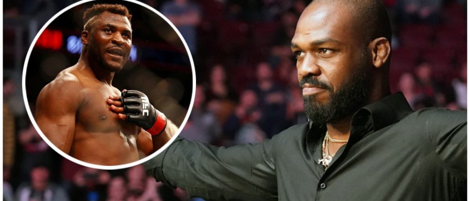 Jon Jones Francis Ngannou (© Kirby Lee & © David Berding - USA TODAY Sports)