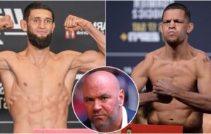 Khamzat-Chimaev-Nate-Diaz-Dana-White-©-David-Yeazell-USA-TODAY-Sports