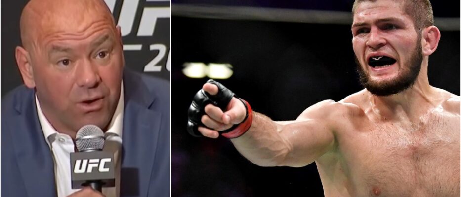 Dana White Khabib UFC MMA MMAnytt