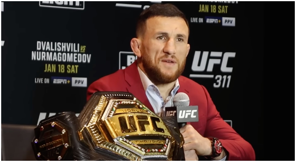 Merab Dvalishvili Accuses Nurmagomedov of Shortcut to Title 
