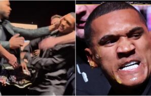 Eubank Jr. smashes egg on Benn during heated face-off