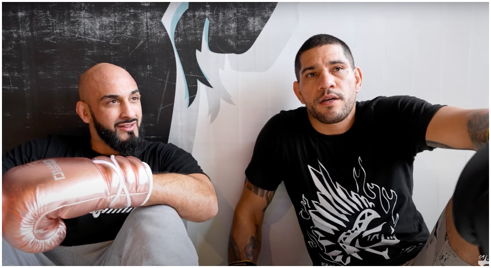 Alex Pereira Spars with Karate Combat President