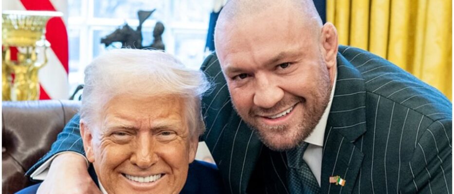 Conor McGregor at the White House: “IT’S A SCANDAL”
