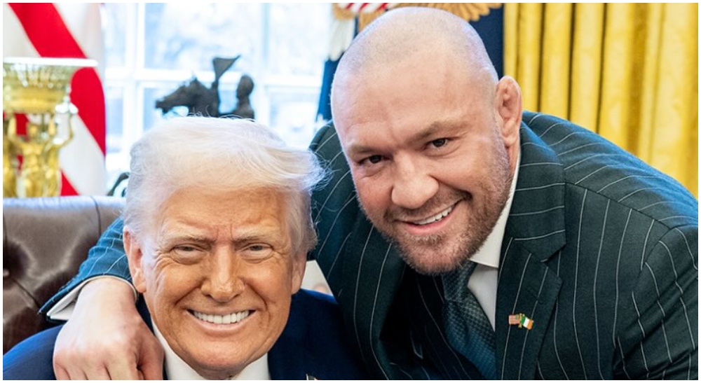 Conor McGregor at the White House: “IT’S A SCANDAL”