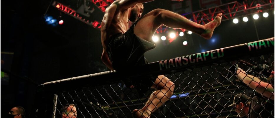 khamzat chimaev alex pereira staredown